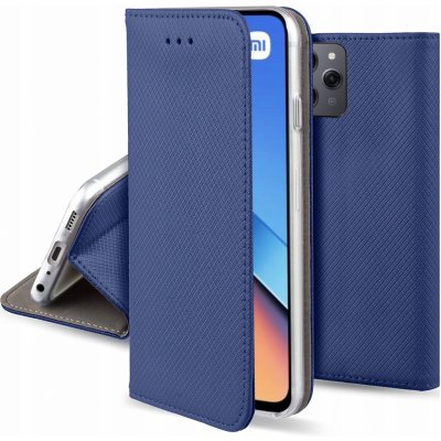 Flipové puzdro RCBR pre Xiaomi Redmi Note 12 4G SMART MAGNET tmavomodré