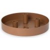 Storefactory Magnetický adventní svícen Sund Brown Round