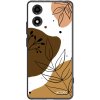 Picasee silikónový čierny obal pre Motorola Moto E14 - Boho style