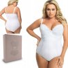 184 Livia Body Gorsenia s košíčkami - biela