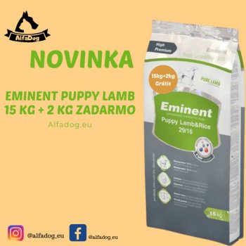 Eminent Puppy Lamb & Rice 29/16 15 kg