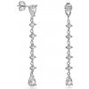 AGAIN Jewelry Luxusní stříbrné náušnice s kubickými zirkony AJNS0020
