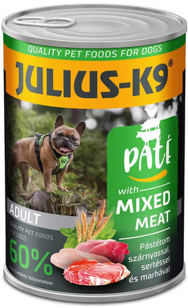 Julius-K9 Adult Paté Mixed Meat 6 x 400 g