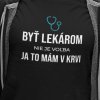 Tričko s potlačou LEKÁR Dámsky Čierna L