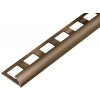 SP13 ukončovacia lišta C, STANDARD, hliník elox bronz, 10 mm, 2,5 m