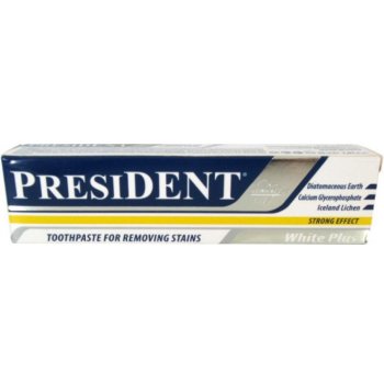 PresiDENT White Plus Intensivní zubná pasta bělicí 30 ml