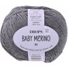 Pletacia vlna Drops BABY MERINO MIX 19 sivá