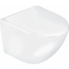 Novoterm Delos WC misa závesná RimFree 48,5 x 37 cm s voľne padajúcim sedátkom