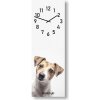 Detské nástenné hodiny 20 x 60 cm s jack russel