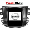 TomiMax Nissan Navara TESLA style Android 14 autorádio s WIFI, GPS, USB, BT HW výbava: 4 Core 2GB+16GB PX HIGH