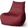 Sablio Sedací vak Bean Tmavočervená - 60 x 70 x 70 cm