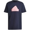 adidas tričko s krátkym rukávom Fi Bos T námornicke modré
