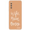 Picasee silikonový průhledný obal pro Sony Xperia 10 IV 5G - Boss Mama