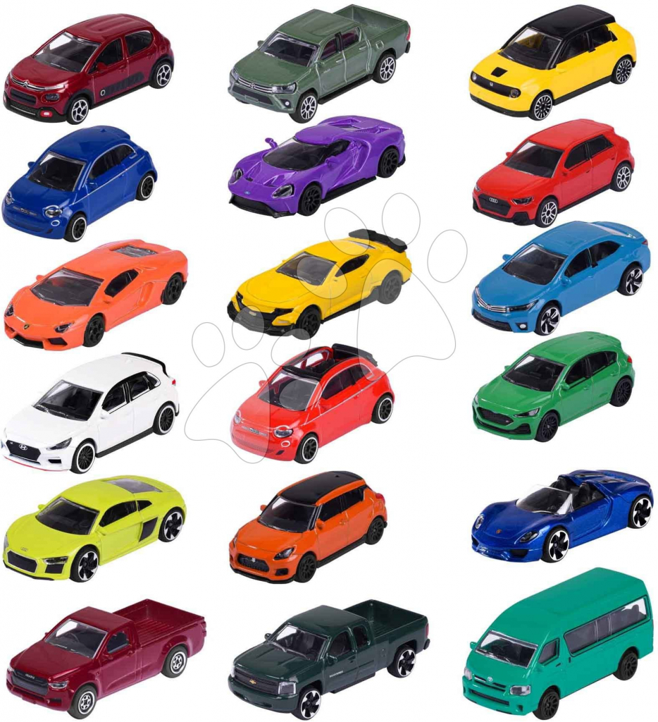 Majorette Autíčko mestské Street Cars 18 rôznych druhov 7,5 cm dĺžka