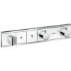 Hansgrohe RainSelect - Termostatická sprchová batéria pod omietku, na 2 výstupy, biela/chróm 15355400