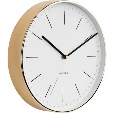 Dizajnové nástenné hodiny Karlsson 5695WH