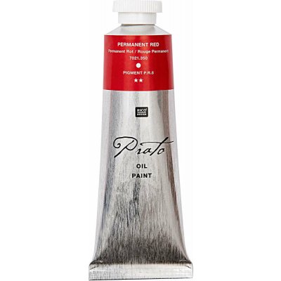 Rico Design Olejová farba Prato 60 ml Permanent Red