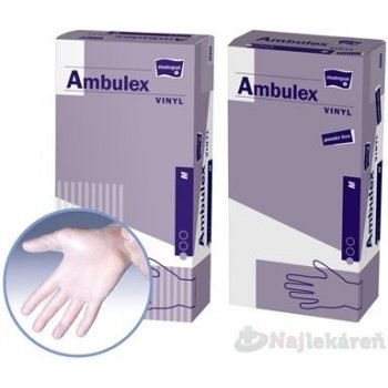 Ambulex Vinyl rukavice vinylové púdrované