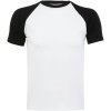 SOL's Collection Tričko Funky, 2-barevné, krátký rukáv, pánské COT25119091001-white/black S Bílá/černá
