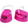 KIK KX7532 Detské chodúle plast 10 x 5,5 x 6cm 2 ks ružové