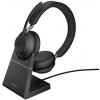 Jabra Evolve2 65/Stereo/USB/BT/Bezdrát/Stand/Černá 26599-989-989