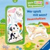 Mein erstes Magnetbuch: Wer spielt mit wem? Bauernhoftiere - Magnet-Spielbuch ab 12 Monaten, Kinderbuch ab 1 Jahr (Gabriele Dal Lago)(Leporelo)
