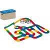 Mosty a cesty 3D plastová stavebná sada v krabici 58 × 39 cm