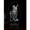 Beling 3D lampa, Svätý Teodor, 16 farebná,AA68
