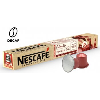 NESCAFÉ Farmers Origins Colombia DECAF 10 ks