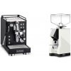 La Pavoni Mini Cellini, black + Eureka Mignon Silenzio, CR white