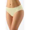 GINA Dámske klasické nohavičky so širokým bokom Bamboo Soft | 00047P - vanilková, M/L