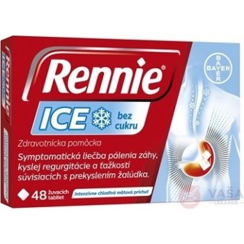 Bayer Rennie Ice bez cukru 48 ks