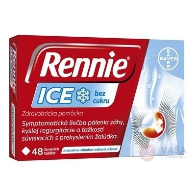 Bayer Rennie Ice bez cukru 48 ks