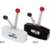 ULTRAFLEX B47 Riadiaci box s dvoma pákami svetlošedý, bočná montáž SCHALTBOX - Two lever side mount controls