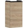 Hansgrohe Xelu Q Umývadlová skrinka, 63x34x27 cm, 1 dvierka, pánty vpravo, prírodný dub/matná čierna 54017670-HG