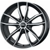 Alu disk RIAL X12 7.5x18, 5x112, 57.1, ET51 diamant-schwarz frontpoliert