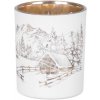 MagicHome Svietnik 6 x 7 cm biely s krajinkou