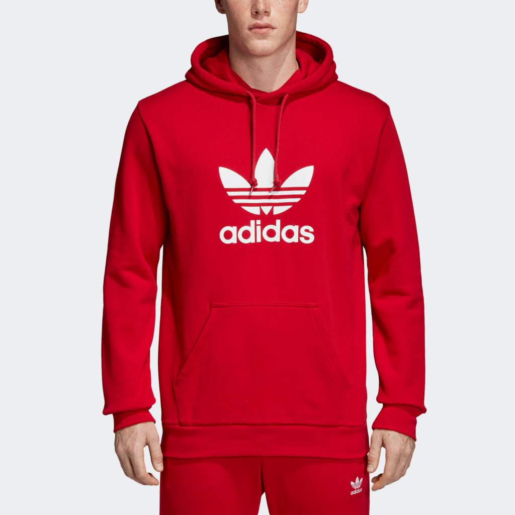 adidas Originals mikina s kapucňou »TREFOIL hoodie «, červená od 47,96 € -  Heureka.sk