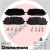 ZIMMERMANN Sada brzdových platničiek kotúčovej brzdy 25861.170.2