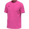 Mizuno Training Tee Jr 140 cm, neónovo ružová