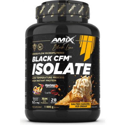 Amix nutrition Black Line CFM Isolate 1000g Jahodový cheesecake