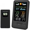 ABCtech Solight TE87 meteostanice, barevný LCD, vnitřní/venkovní teplota a vlhkost, tlak, RCC, černá