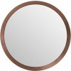 Arezzo nástenné zrkadlo hnedé Ø100 cm