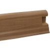 Lišta 2500x50x25 mm DOPREDAJ: Soklová podlahová lišta SLK50 W168 Orech ori