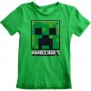 OEM dětské tričko Minecraft: Creeper Face zelená