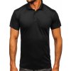 Čierna pánska polokošeľa Bolf 8T80