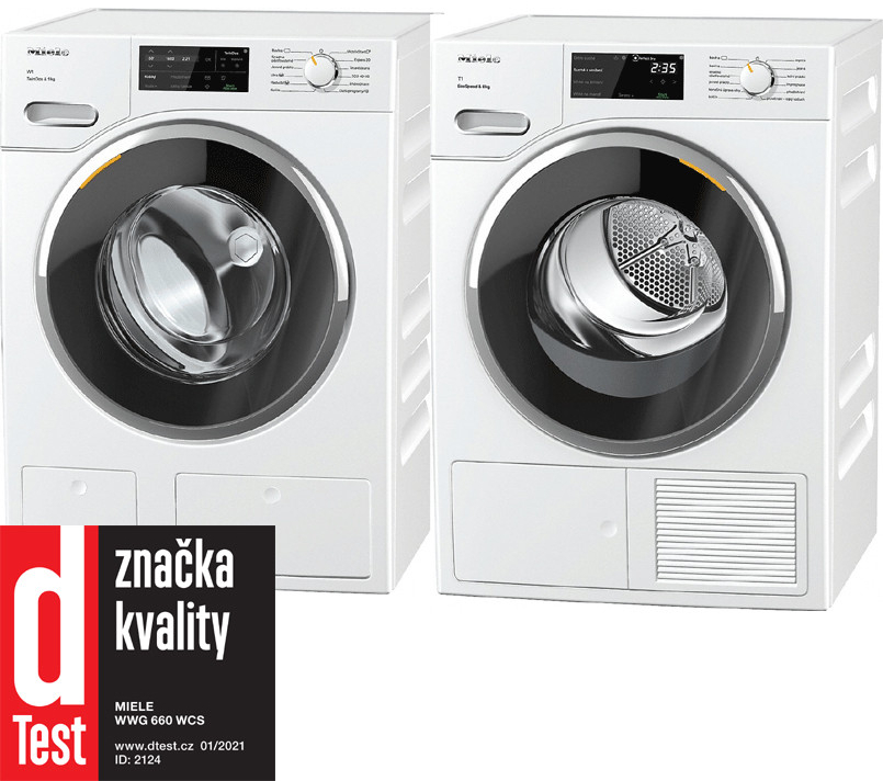 Set Miele WWG 660 WCS TDos&9kg + TWF 760 WP EcoSpeed & 8 kg