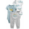 CARTER'S Set 3dielny body kr. rukáv 2 ks, tepláky Blue Dino chlapec LBB PRE, veľ. 46 1L761910_PRE