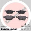 Sada brzdových platničiek kotúčovej brzdy OTTO ZIMMERMANN 25009.165.1