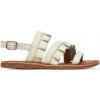 Geox sandále pre deti, prírodná koža, biele, veľkosť 33